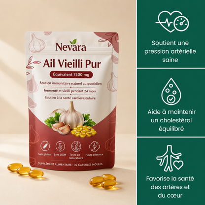 Ail Vieilli Pur 7500 mg Sans Odeur
