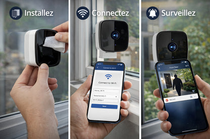 SÉCURPRO™ Caméra de surveillance intelligente