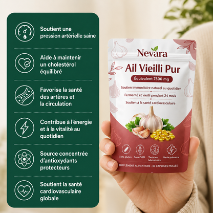 Ail Vieilli Pur 7500 mg Sans Odeur