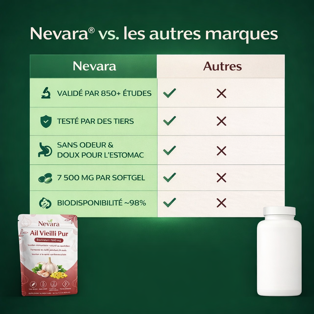 Ail Vieilli Pur 7500 mg Sans Odeur